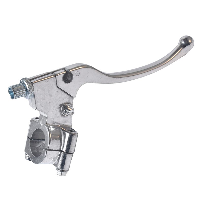 JOIQEXJ Silver Left Brake Handle Clutch Lever Perch for 98cc 196cc 6.5HP 5.5hp Coleman CT200U BT200X Trail 200 CC100X CT100U Baja Motovox Mini Bike Motorsports SSR125 CRF XR 70 80 XR200 Yamaha Pit Dirt Bike - Image 3